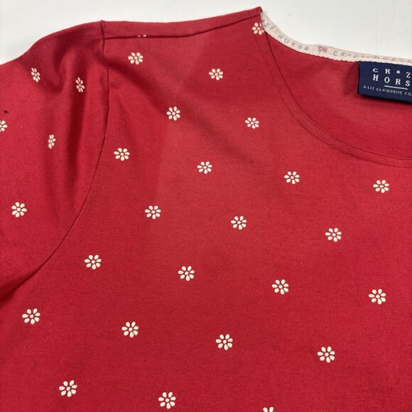 crazy horse liz claiborne Red Top Size XL - Picture 3 of 7